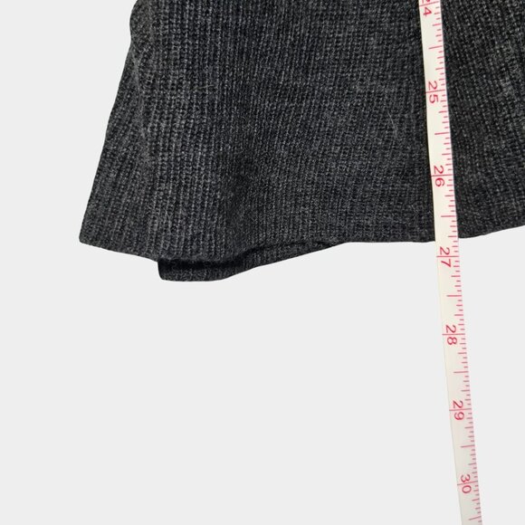 Nanette Lepore Women's Merino Wool Open Front Cardigan Sweater Gray S NWT - Picture 7 of 8